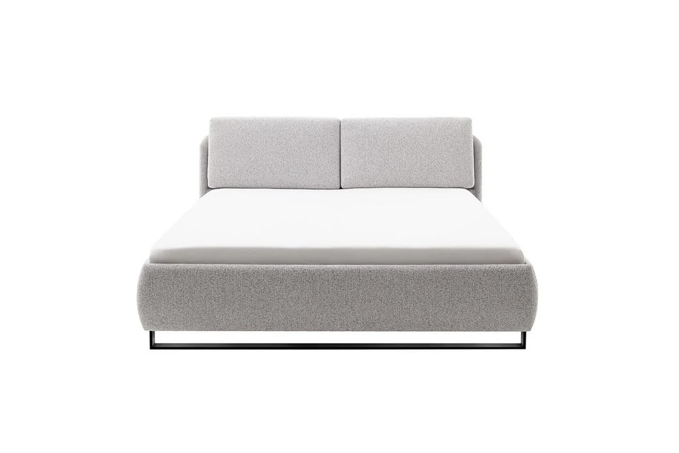 PREISBRECHER Polsterbett Sabetta Hellgrau Modernes Design - Bild 4
