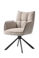 freiraum Armlehnstuhl Marilla 2er-Set Leinen-Beige Bild 1
