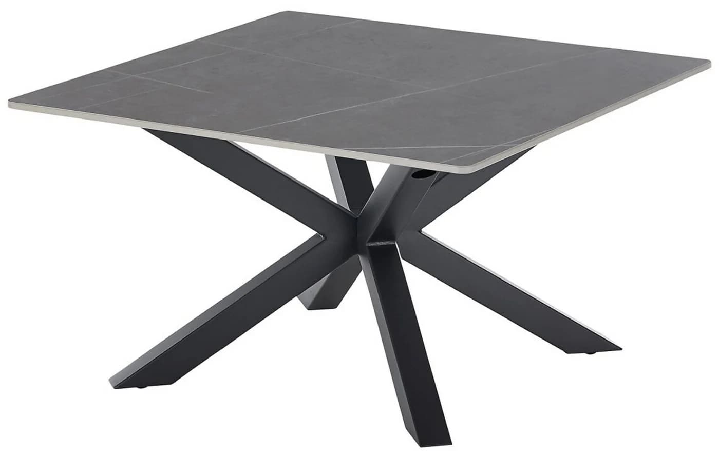 Couchtisch Janin Grau Schwarz Keramik Metall 80x45x80cm - Bild 5
