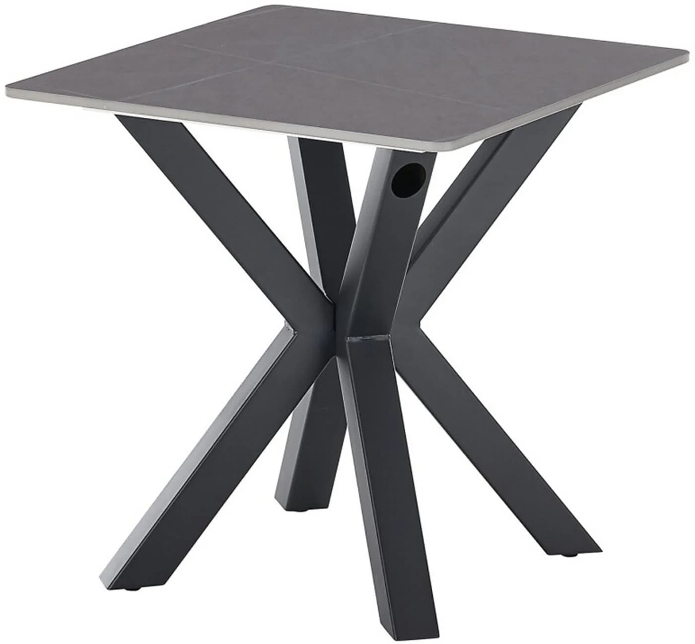 möbelando Couchtisch Janin Grau Schwarz Keramik Metall - Bild 4