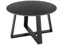möbelando Couchtisch Tanea Schwarz Keramik Metall 80cm Bild 5