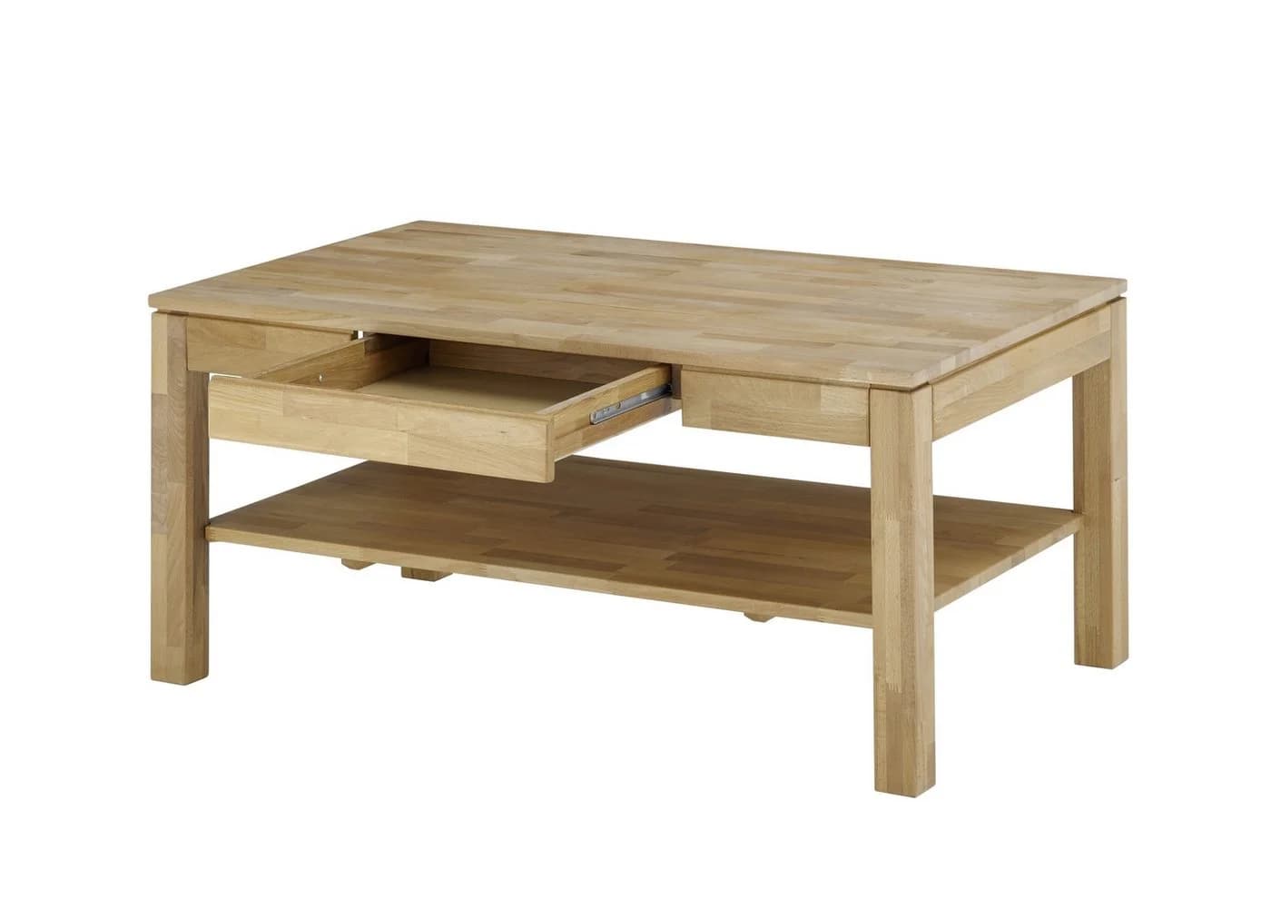 freiraum Couchtisch SALEM Massivholz Kernbuche mit Schublade - Bild 4