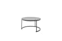 freiraum Satztisch CHESTER (2er-Set) Schwarz Metall/Glas Bild 4