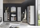 PREISBRECHER Badezimmerspiegelschrank Tunis LED grau matt Bild 5