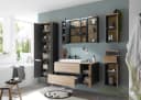 PREISBRECHER Badezimmer-Set Memphis 5-tlg. Grau/Artisan Eiche Bild 1