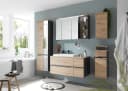 PREISBRECHER Badezimmer-Set Memphis 5-tlg. Grau/Artisan Eiche Bild 2