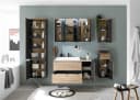 PREISBRECHER Badezimmer-Set Memphis 5-tlg. Grau/Artisan Eiche Bild 4