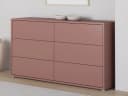 PREISBRECHER Sideboard ALICE SPRINGS Terrakotta 6 Schubladen Push-to-Open Bild 1