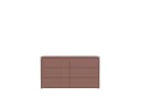 PREISBRECHER Sideboard ALICE SPRINGS Terrakotta 6 Schubladen Push-to-Open Bild 2