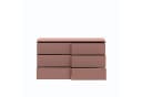 PREISBRECHER Sideboard ALICE SPRINGS Terrakotta 6 Schubladen Push-to-Open Bild 3