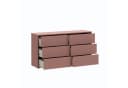 PREISBRECHER Sideboard ALICE SPRINGS Terrakotta 6 Schubladen Push-to-Open Bild 5