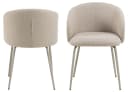 freiraum Esszimmerstuhl Eleanor 2er-Set Beige Grau Modern Bild 2
