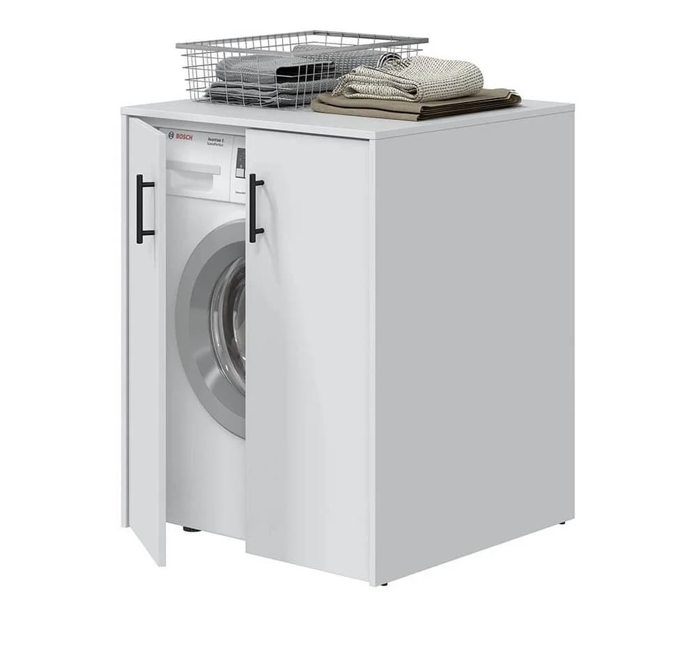 freiraum Waschmaschinenunterschrank LAUNDRY Weiß Modern