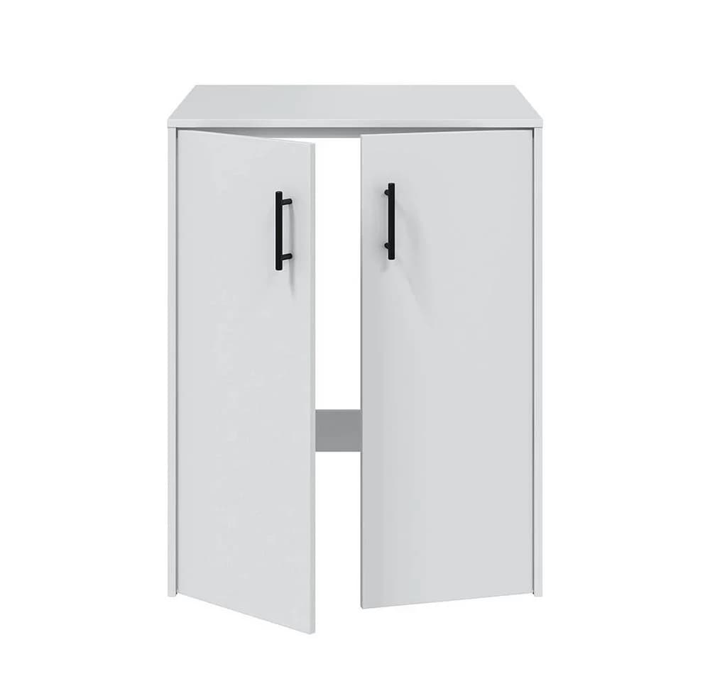 freiraum Waschmaschinenunterschrank LAUNDRY Weiß Modern - Bild 2