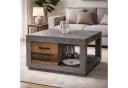 Couchtisch Fulda 2 Schübe betonoxid Old Style 80x45,6x80cm Bild 1
