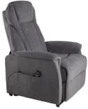 Duo Collection TV-Sessel Toronto Elektrisch Relax Sessel Grau Webstoff Bild 2