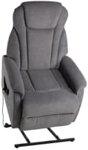 Duo Collection TV-Sessel Toronto Elektrisch Relax Sessel Grau Webstoff Bild 3