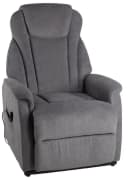 Duo Collection TV-Sessel Toronto Elektrisch Relax Sessel Grau Webstoff Bild 5