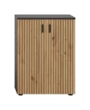 freiraum Hochschrank Mone Basalt/Artisan Oak 60x81x30cm Bild 1
