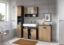 freiraum Hochschrank Mone Basalt/Artisan Oak 60x81x30cm Bild 5