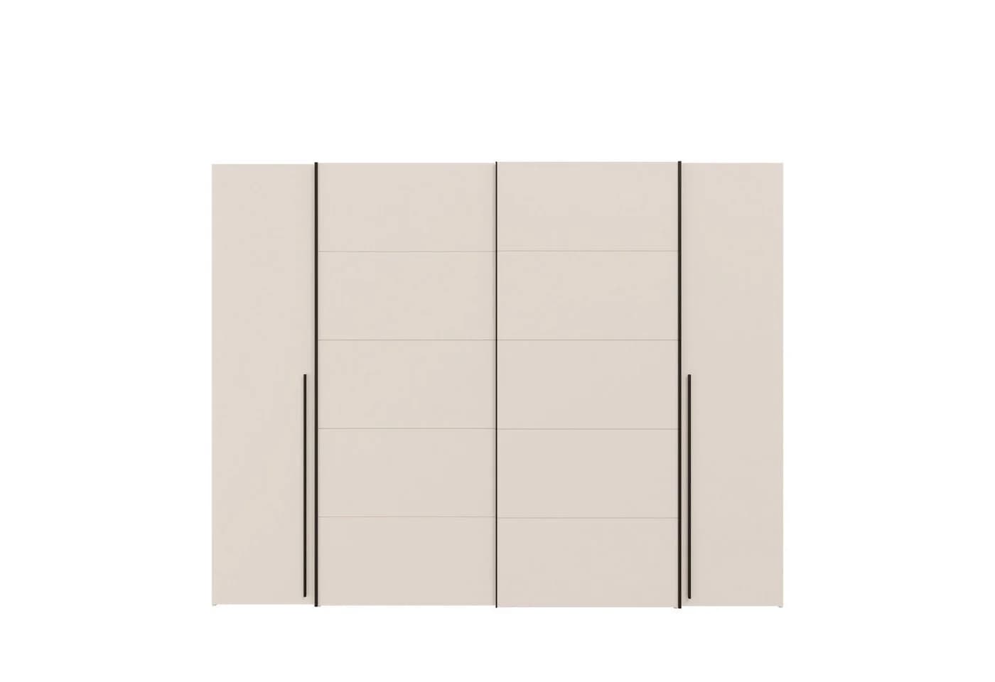 PREISBRECHER Kleiderschrank NARAGO mit 4 Türen und 2 Schubladen Sand - Bild 2