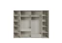 PREISBRECHER Kleiderschrank NARAGO mit 4 Türen und 2 Schubladen Sand Bild 4
