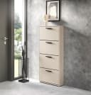PREISBRECHER Schuhkipper Sam 8 Paar Beige Bild 1