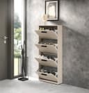PREISBRECHER Schuhkipper Sam 8 Paar Beige Bild 4