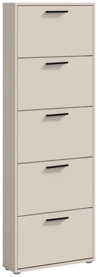 PREISBRECHER Schuhkipper Sam 5-Fach Beige Spanplatte - Bild 2