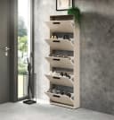 PREISBRECHER Schuhkipper Sam 5-Fach Beige Spanplatte Bild 4