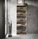 PREISBRECHER Schuhkipper Sam 5-Fach Beige Spanplatte Bild 5