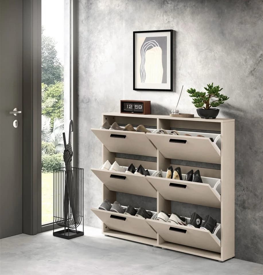 PREISBRECHER Schuhkipper Sam 12 Paar Schuhe Kaschmir - Bild 4