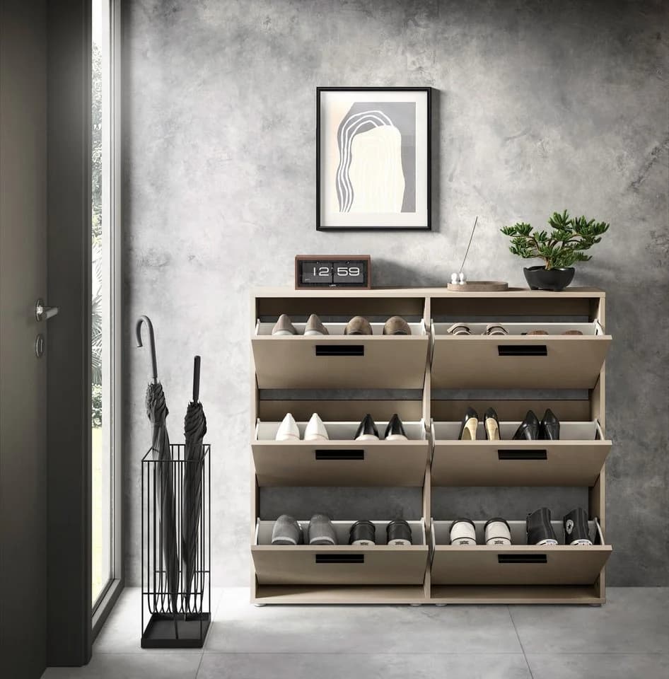 PREISBRECHER Schuhkipper Sam 12 Paar Schuhe Kaschmir - Bild 5