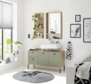 freiraum Badezimmer-Set Coco 3-teilig Asteiche Dekor Pine Green Bild 1