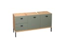 freiraum Badezimmer-Set Coco 3-teilig Asteiche Dekor Pine Green Bild 3