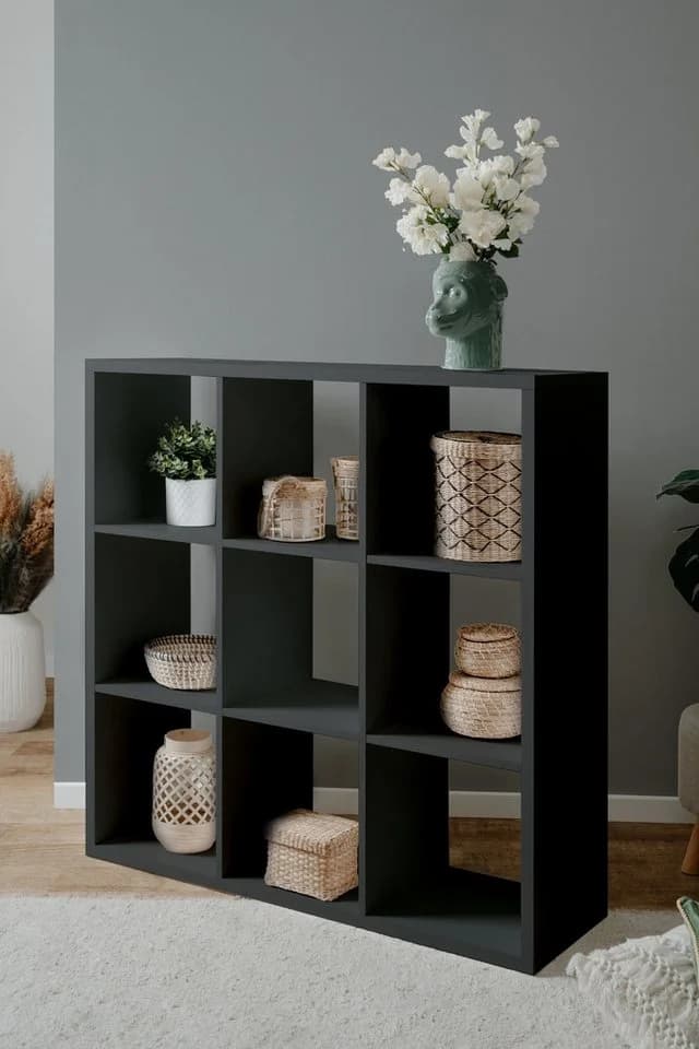 freiraum Regal Max Anthrazit 9 Fächer Modern