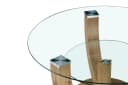 PREISBRECHER Couchtisch Denver Glas Eiche Dekor Bild 1