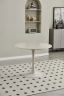 PREISBRECHER Esstisch Josh Keramik Beige Travertin-Optik Bild 2