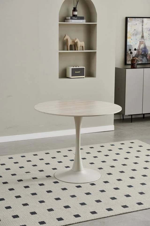 PREISBRECHER Esstisch Josh Keramik Beige Travertin-Optik - Bild 2