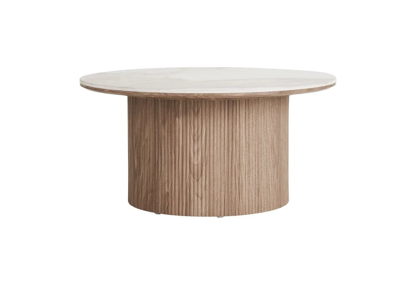 freiraum Couchtisch Athens Weiß/Braun Keramik MDF - Bild 3