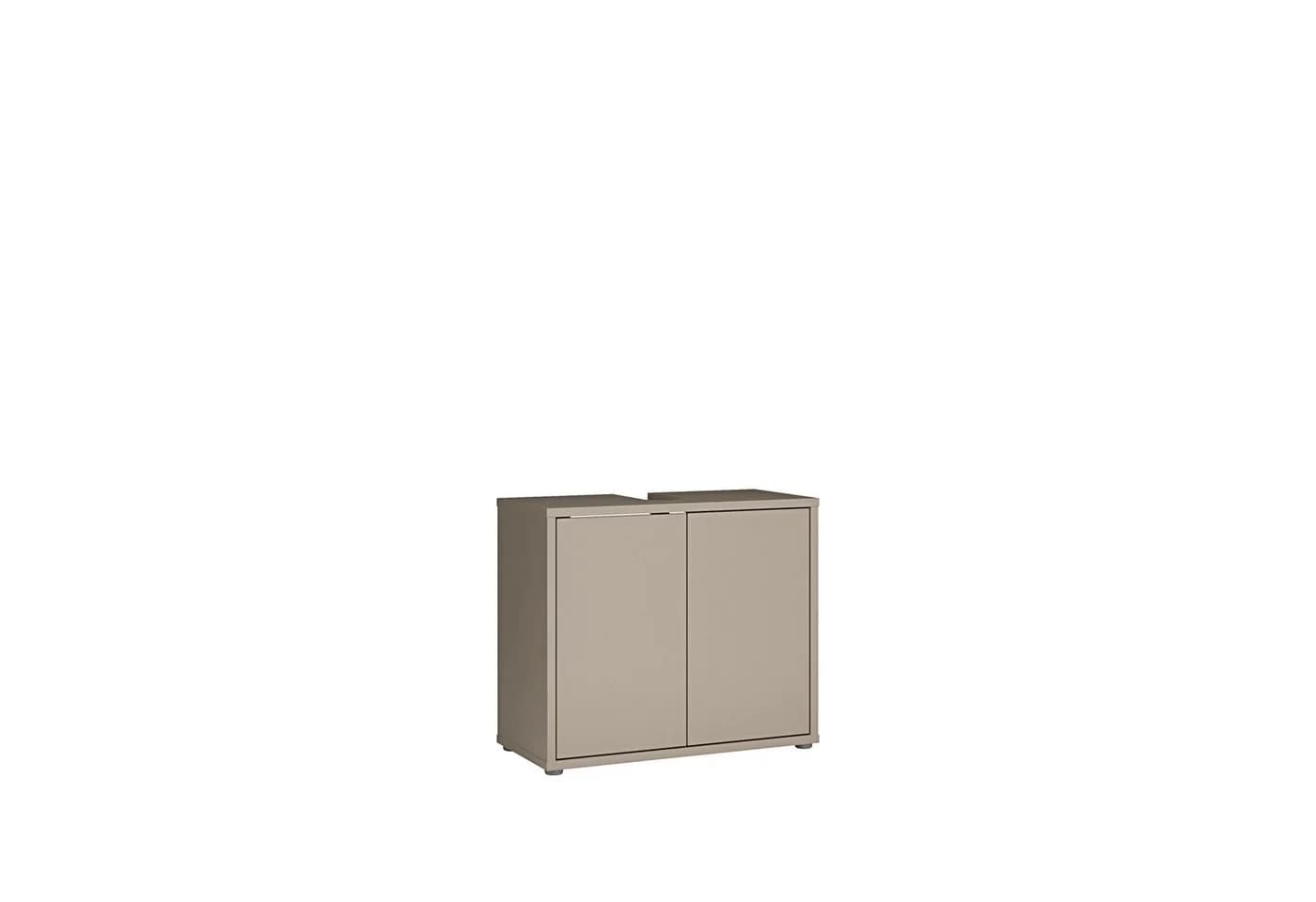 PREISBRECHER Waschbeckenunterschrank ALICE SPRINGS Taupe Push-to-Open - Bild 3