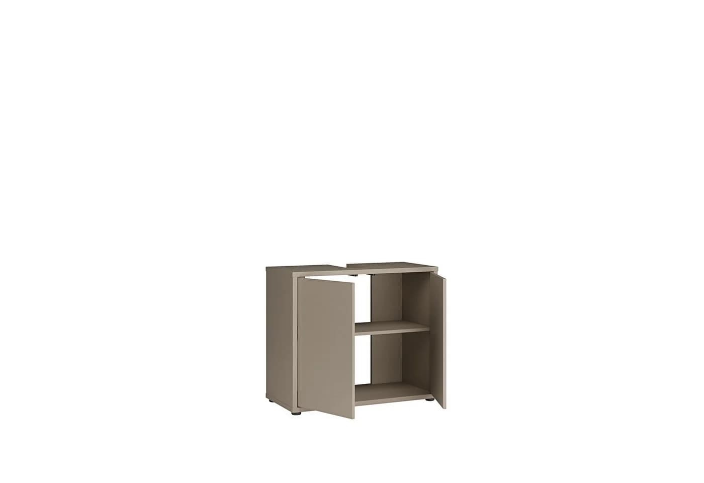 PREISBRECHER Waschbeckenunterschrank ALICE SPRINGS Taupe Push-to-Open - Bild 4