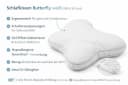 möbelando Kopfkissen Butterfly Weiß ergonomisch Bild 1