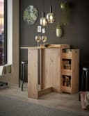 möbelando Bartisch Anett Artisan Eiche Apotheker-Schrank Bild 2