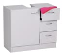 freiraum Waschbeckenunterschrank WL1.345 Weiß mit 3 Schubladen Bild 1