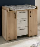 Mäusbacher Babymöbel-Set 2-teilig Asteiche Dekor Weiß Bild 3