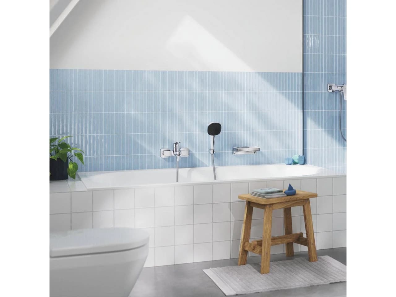 Grohe Badewannenarmatur Dice Einhebelmischer verchromt