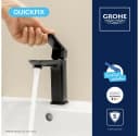 Grohe Dice Waschtischarmatur Matt Schwarz Bild 1