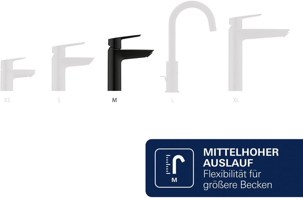 Grohe Dice Waschtischarmatur Matt Schwarz - Bild 3