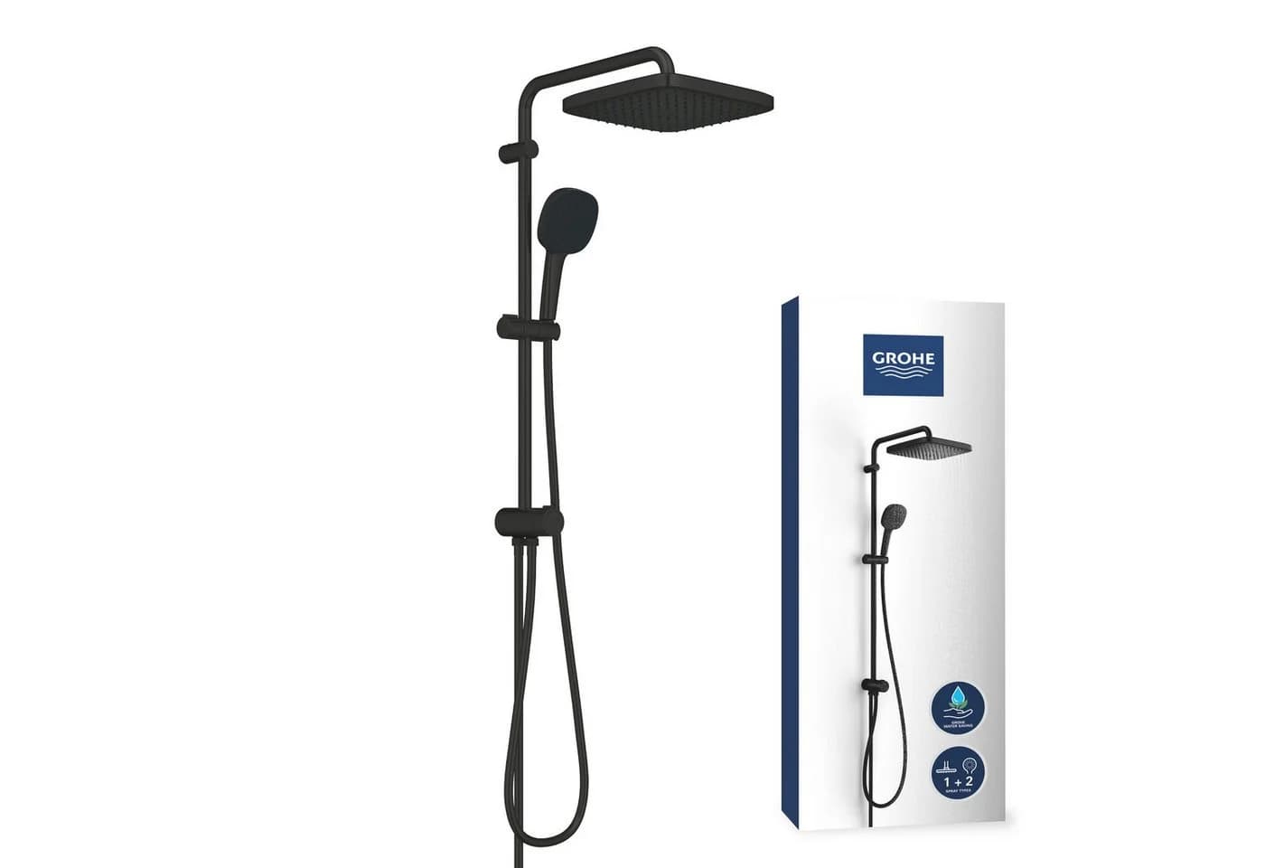 Grohe Duschsystem Vitalio Comfort 250 Flex Schwarz Matt - Bild 2